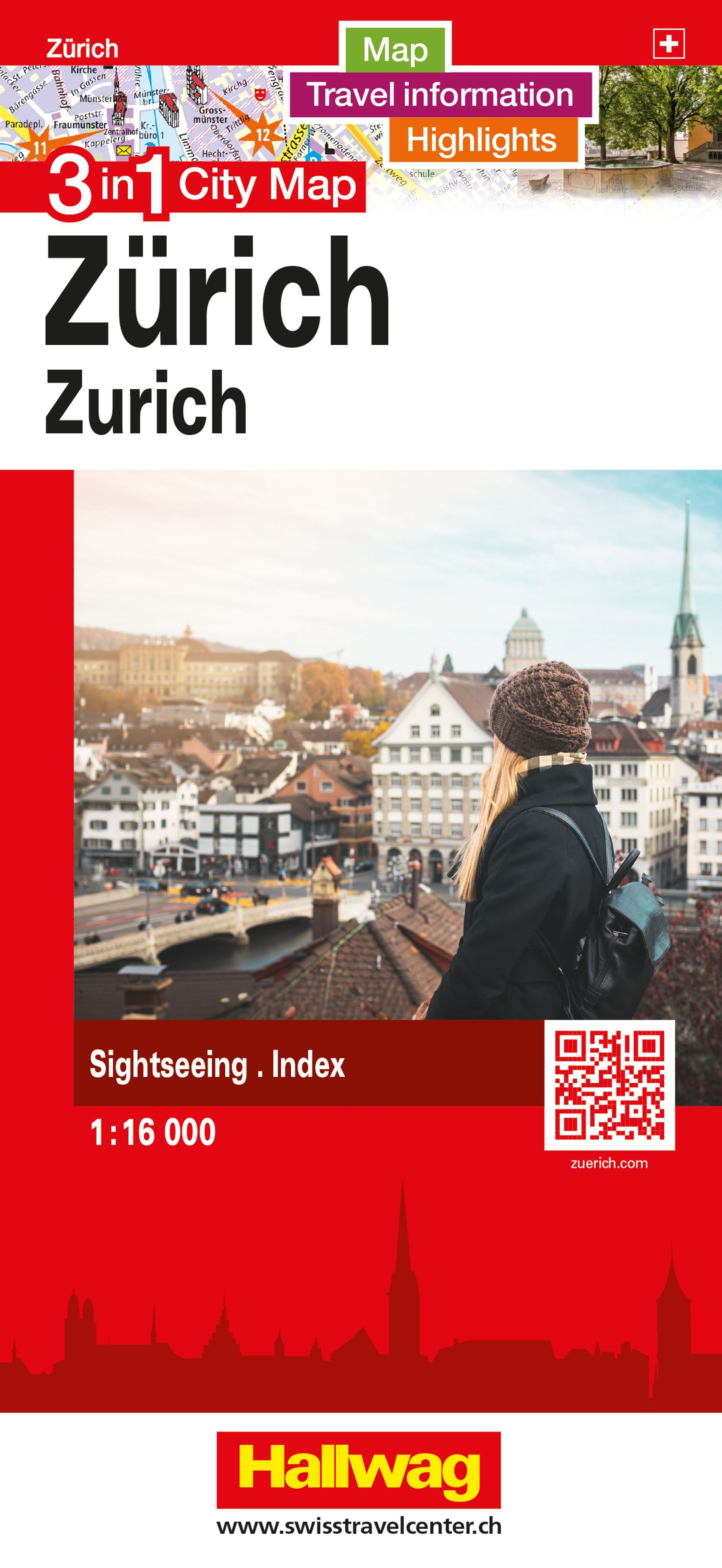 Zürich Stadtplan - 1:16.000