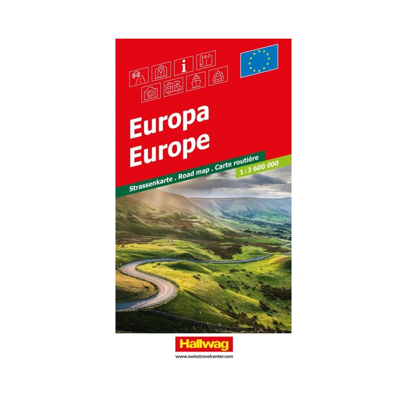 Europa Straßenkarte - 1 : 3 600 000