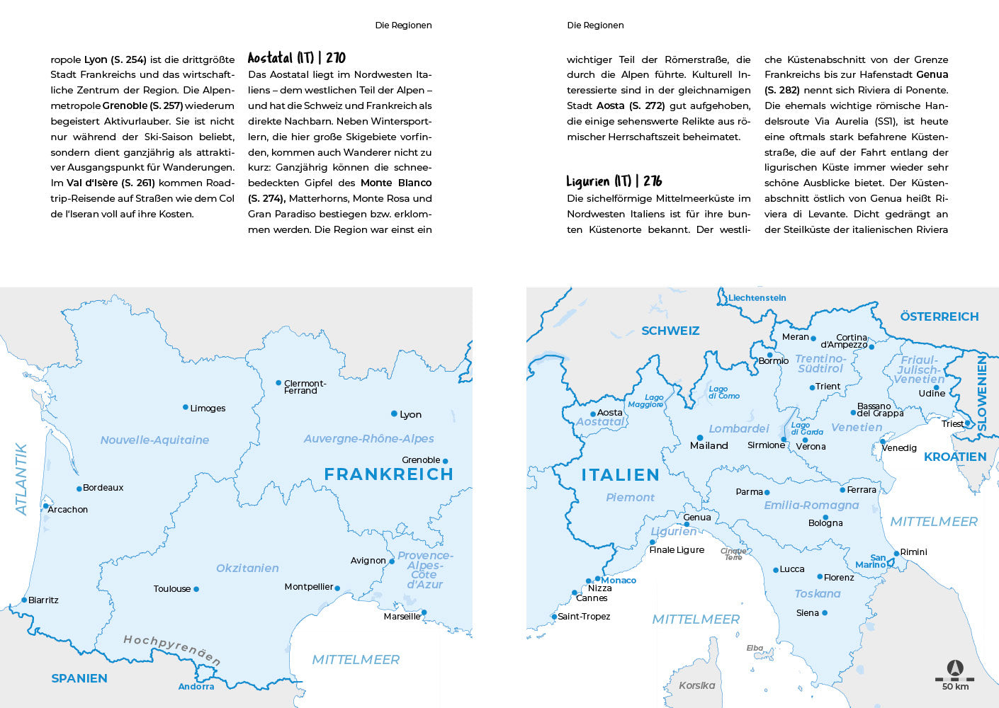 Roadtrip Handbuch Südfrankreich & Norditalien - Reise Know-How