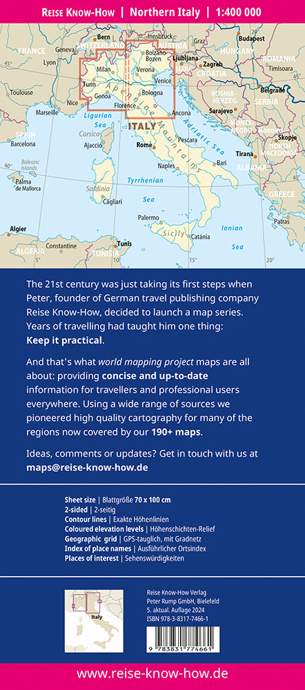 Italien, Nord 1:400.000 - Reise Know How