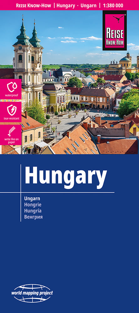 Ungarn 1:380.000 - Reise Know How Straßenkarte