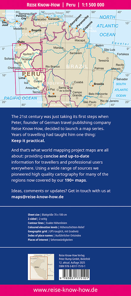 Peru 1:1.500.000 - Reise Know-How