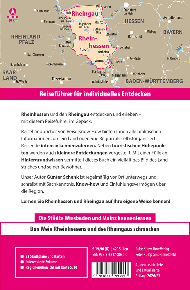 Rheinhessen, Rheingau - Reise know-how Reiseführer