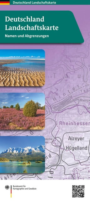 Deutschland Landschaften - 1:1.000.000