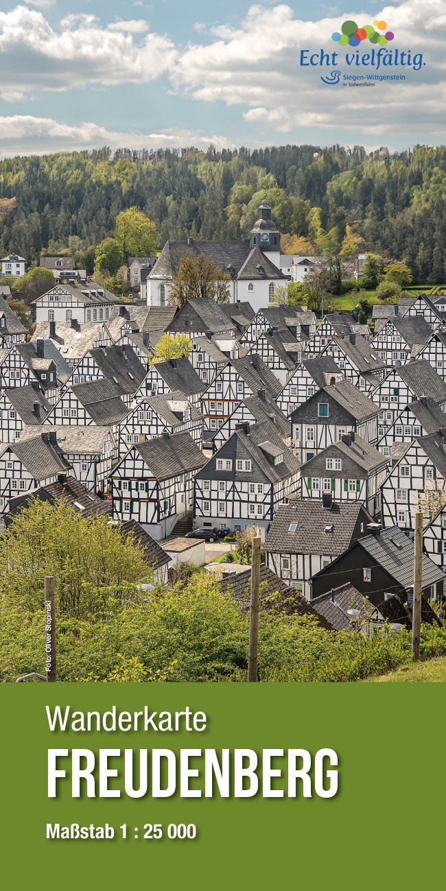 Freudenberg 1:25.000 Siegerland - Wanderkarte Grünes Herz