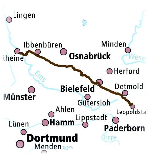 Hermannsweg 1:25.000