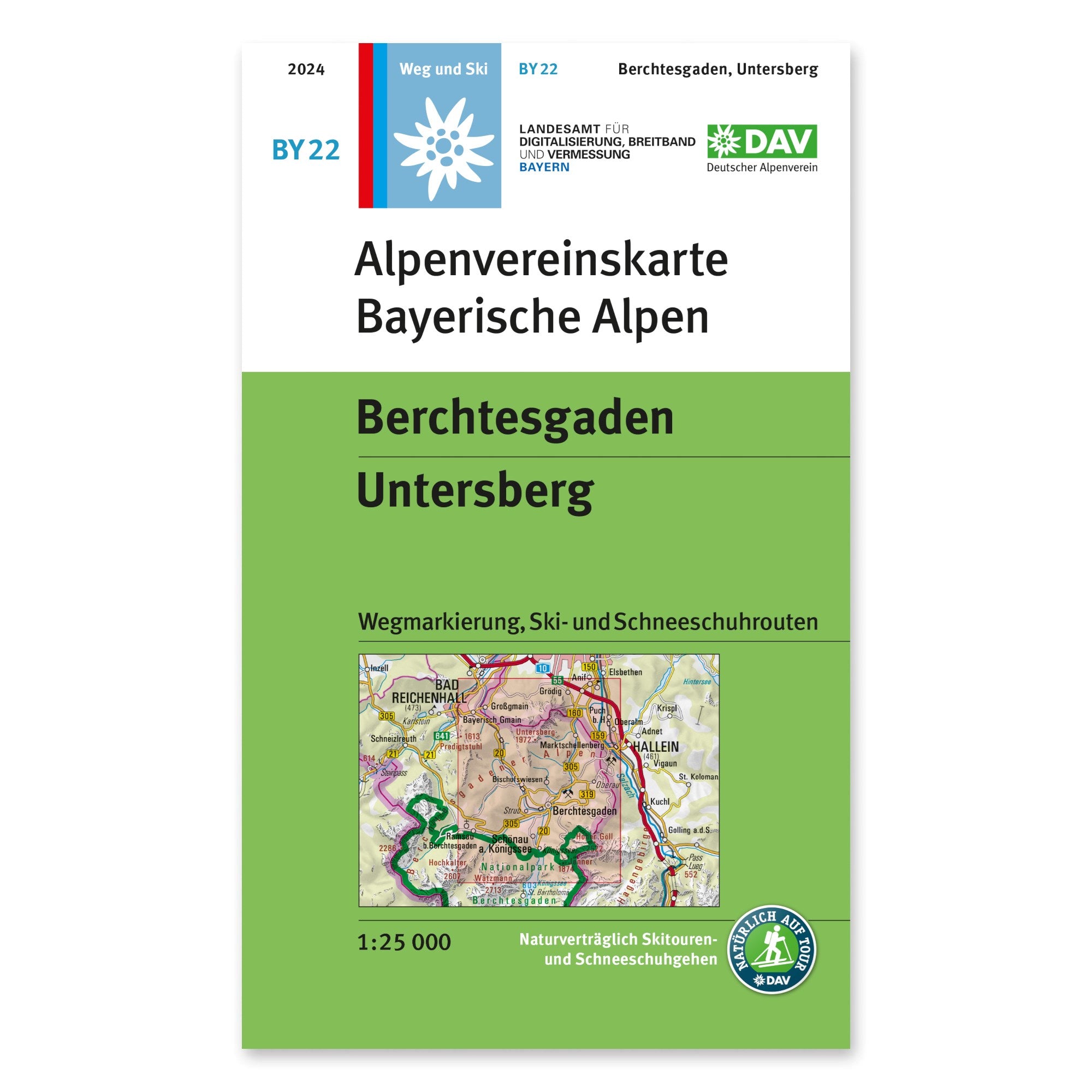 BY22 Bayerische Alpen - Berchtesgaden 1:25.000 - Alpenverein