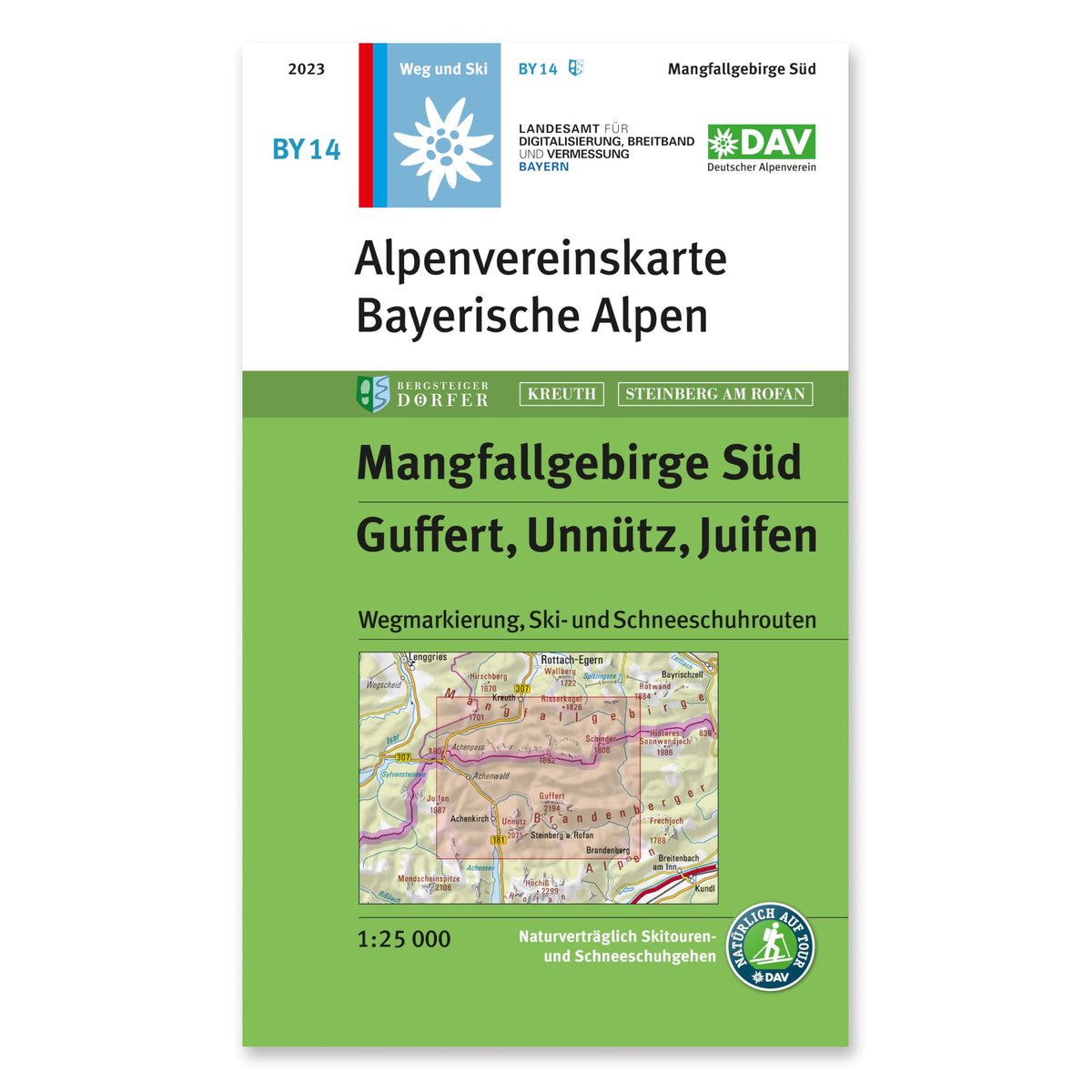 BY14 Bayerische Alpen - Mangfallgebirge Süd 1:25.000 - Alpenverein