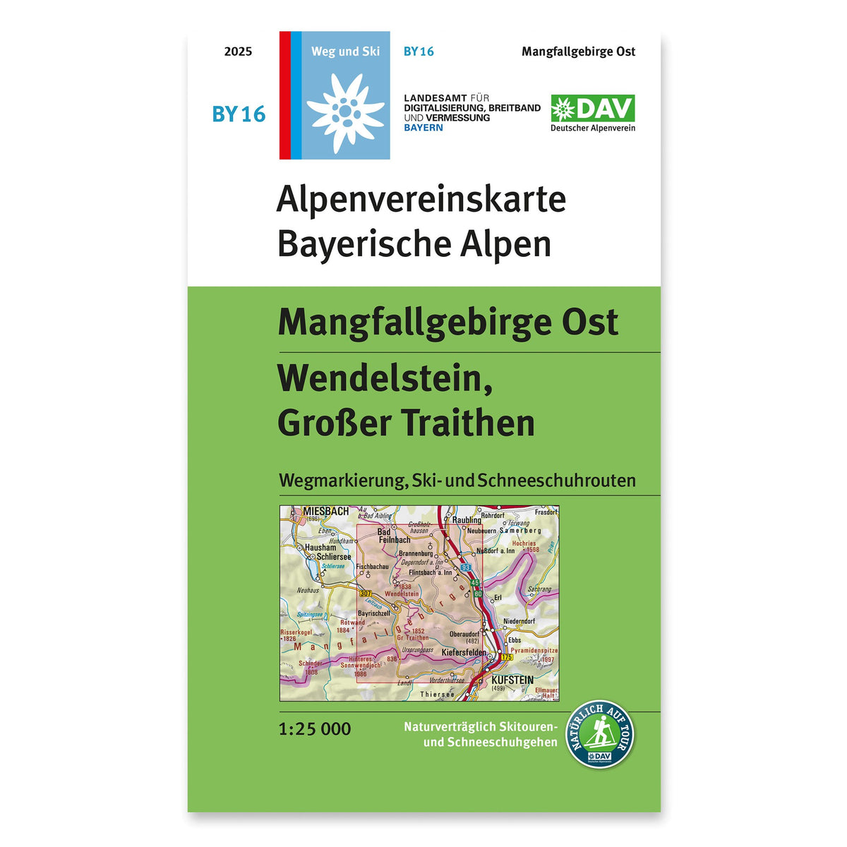 BY16 Bayerische Alpen - Mangfallgebirge Ost 1:25.000 - Alpenverein