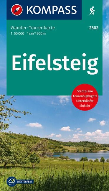 2502 Eifelsteig 1:50.000 - Kompass Wander-Tourenkarte