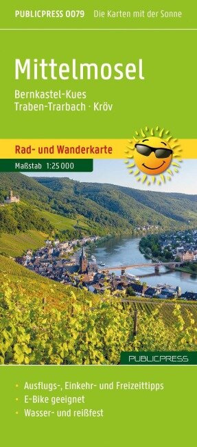 Mittelmosel 1:25.000 - Publicpress Wanderkarte