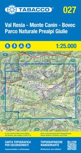 Tabacco Wanderkarten 1:25.000 (Alpen, Südtirol, Dolomiten)