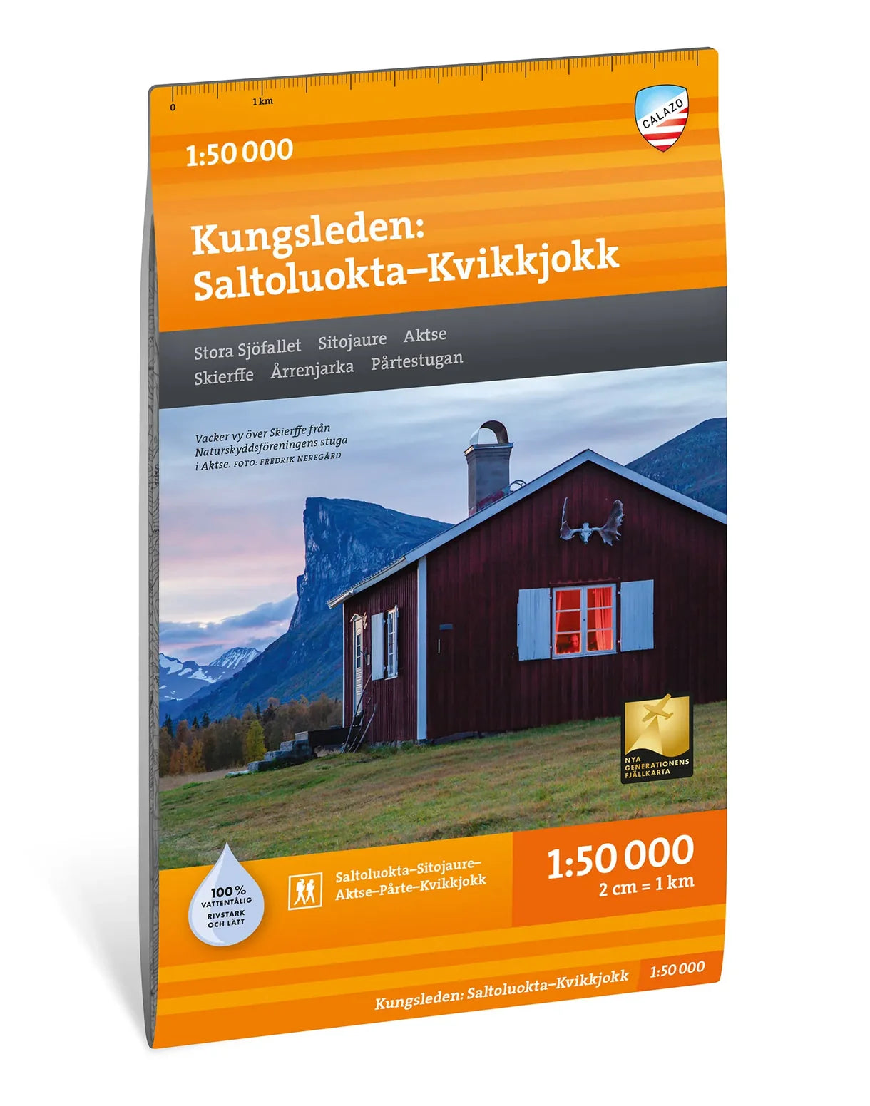 Kungsleden: Saltoluokta–Kvikkjokk 1:50.000