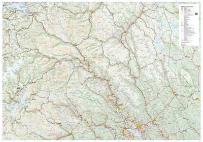Norwegen Ost 1:350.000 - Calazo Straßenkarte