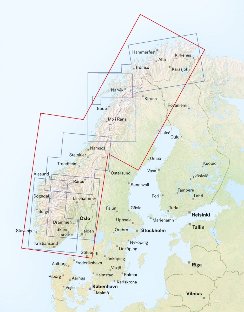 Norwegen 1:1.000.000 - Calazo Straßenkarte