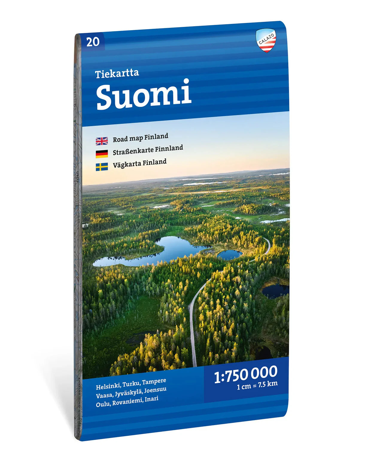 Finnland 1:750.000 - Calazo Straßenkarte
