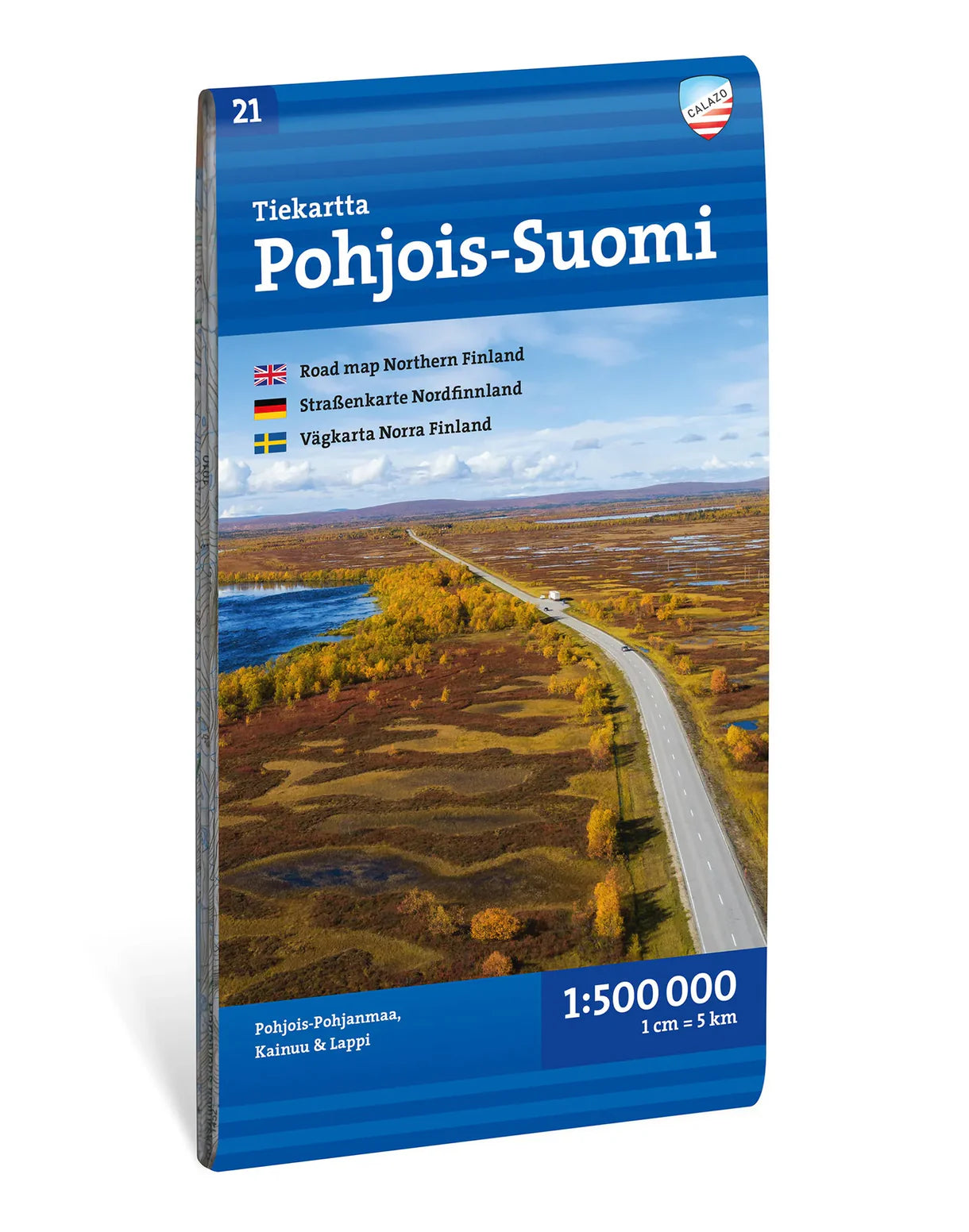 Finnland Nord 1:500.000 - Calazo Straßenkarte