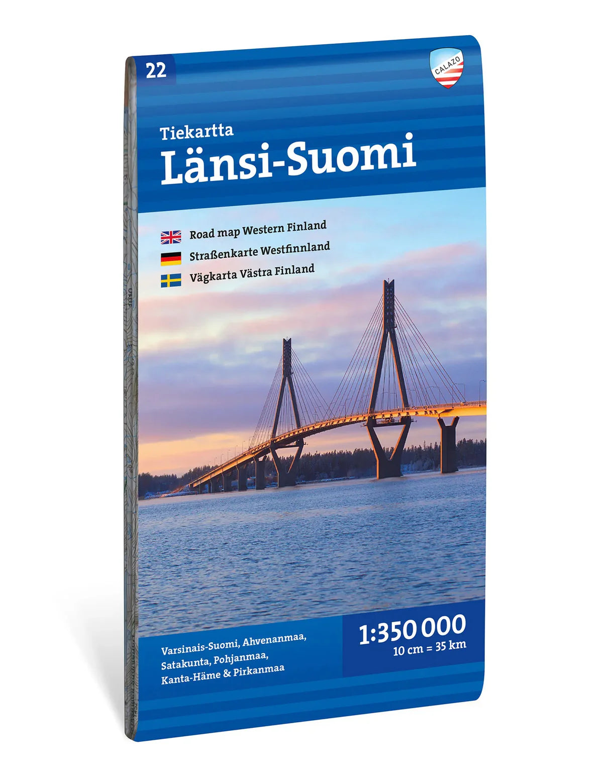 Finnland (Süd-)West 1:350.000 - Calazo Straßenkarte