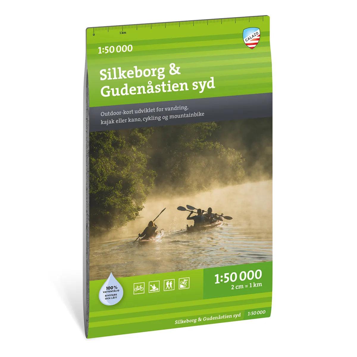 Silkeborg & Gudenåstien syd 1:25.000 - Wanderkarte Calazo Dänemark