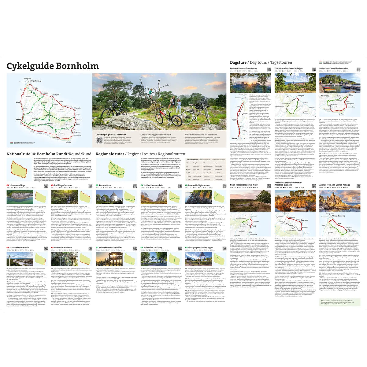 Bornholm 1:50.000 - Fahrradkarte Calazo Dänemark