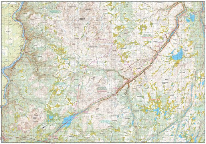 Utsjoki Kevo Paistunturit - Wanderkarte 1:50.000 Finnland
