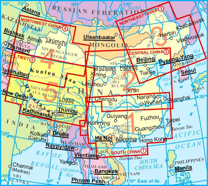 Tibet - 1:2 Mio. Geographical Map