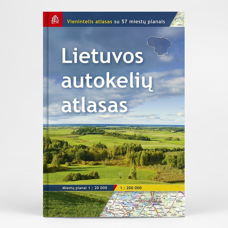 Litauen Straßenatlas 1:200.000 - Jana Seta