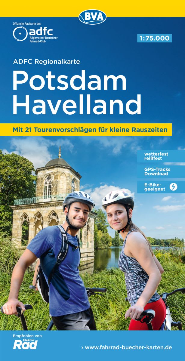 Potsdam / Havelland - ADFC Regionalkarte
