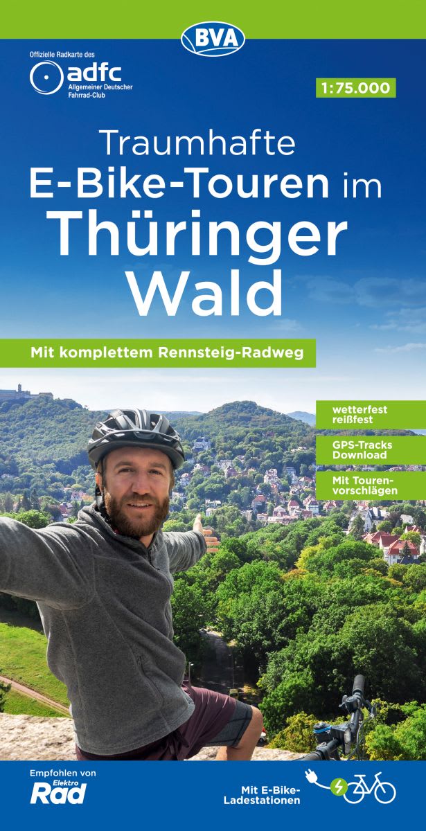 Thüringer Wald - ADFC Regionalkarte