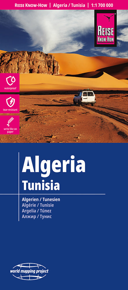 Algerien - Tunesien 1:1.700.000 - Reise Know-How Straßenkarte