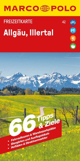 Allgäu, Illertal 1:100 000 - Marco Polo Freizeitkarte