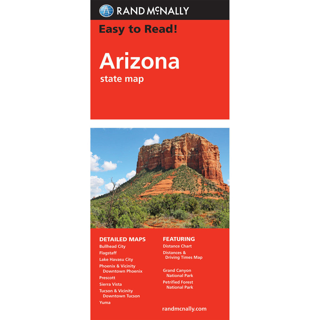Arizona State Map - Straßenkarte Rand McNally