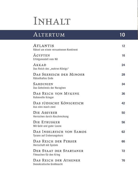 Aufstieg und Fall großer Reiche- Von Atlantis bis zum Sowjet-Imperium
