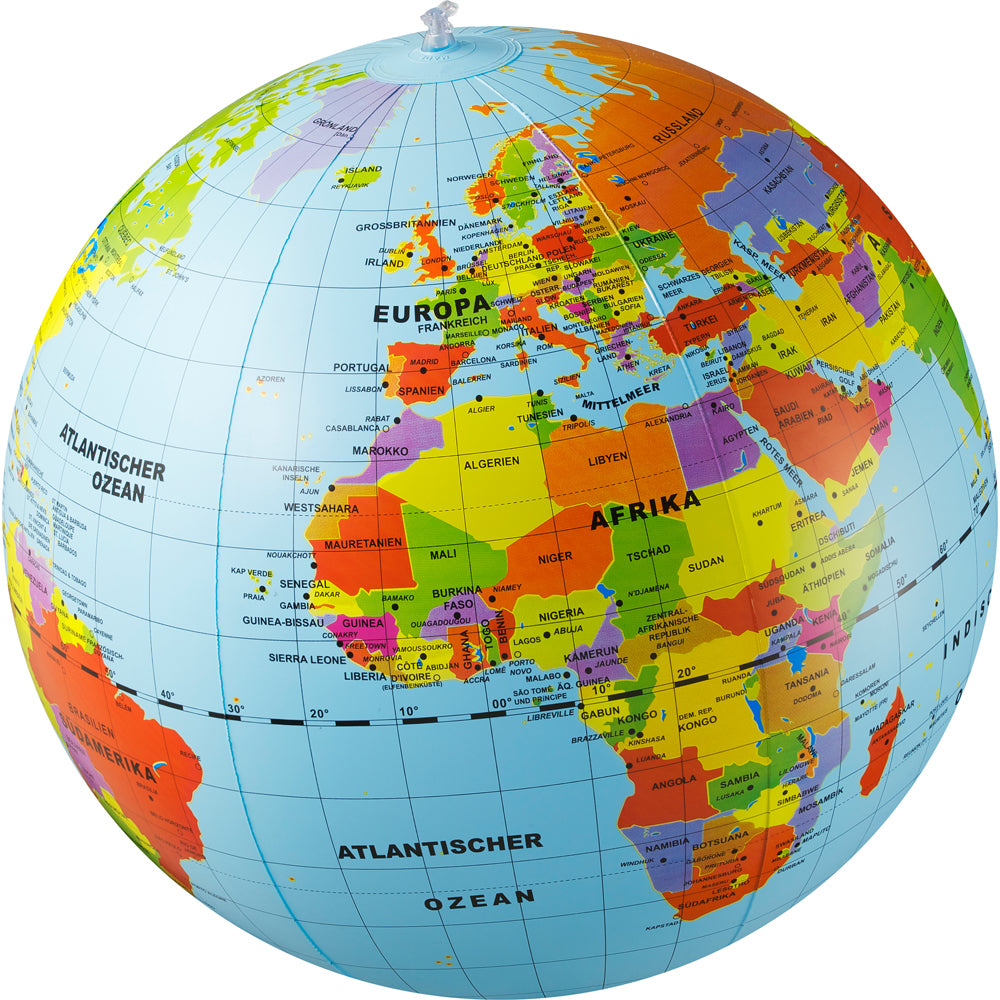 Aufblasbarer Globus Maxi (⌀ 50 cm)