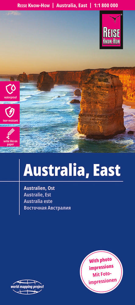 Australien, Ost 1:1.800.000 - Reise Know How