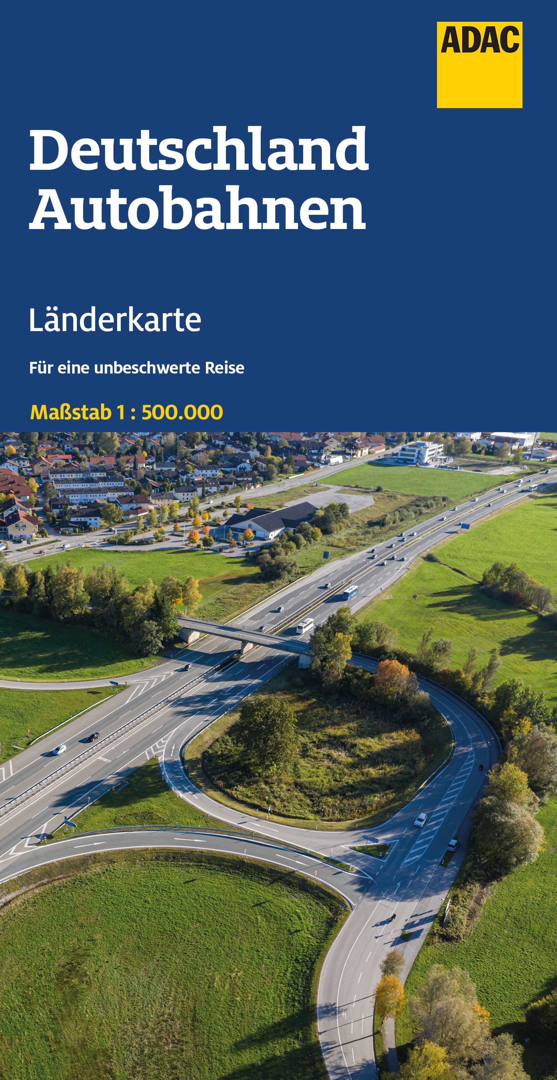 Deutschland Autobahnen 1:500.000 - ADAC Länderkarte