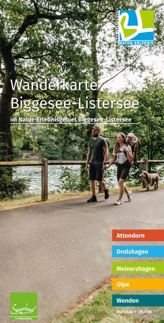 Wanderkarte Biggesee-Listersee 1:25.000