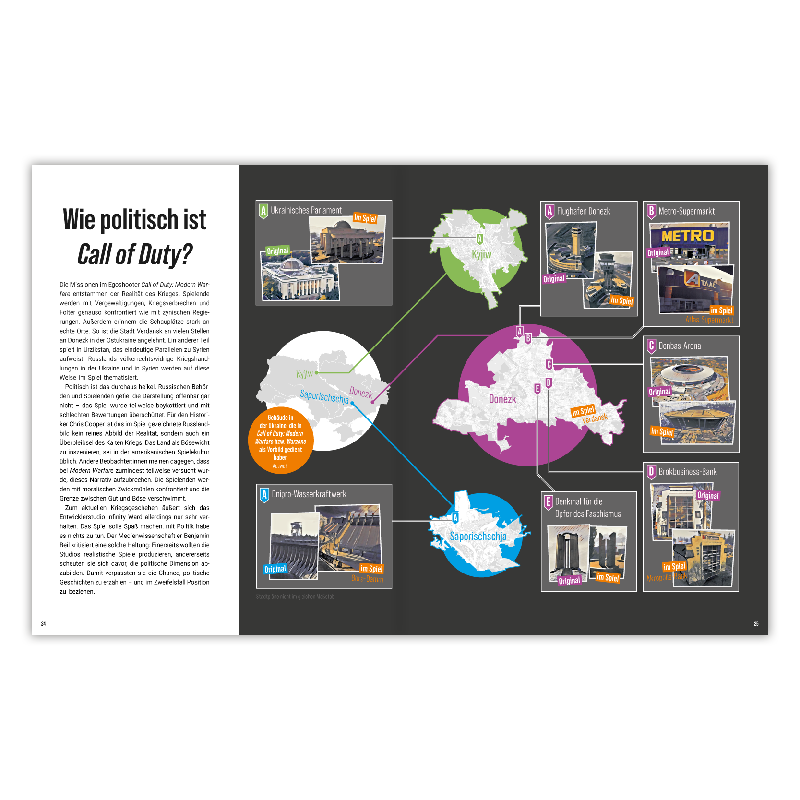 100 Karten über Gaming und wie es die Welt beherrscht