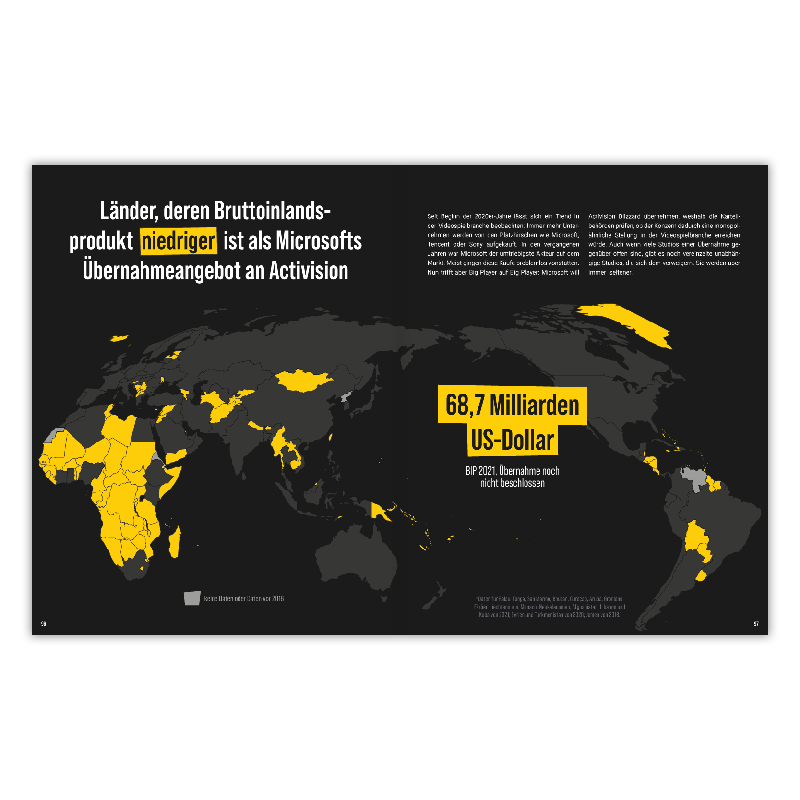 100 Karten über Gaming und wie es die Welt beherrscht