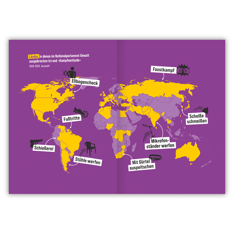 Schlägereien in Parlamenten