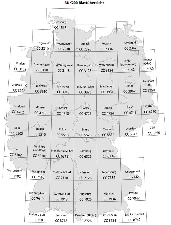 Bodenübersichtskarte Deutschland 1:200.000 (BÜK200)