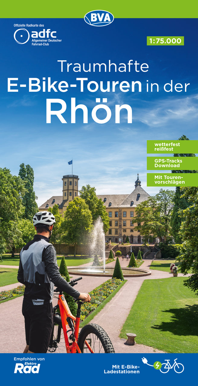Rhön BVA - 1:75.000 - ADFC Regionalkarte