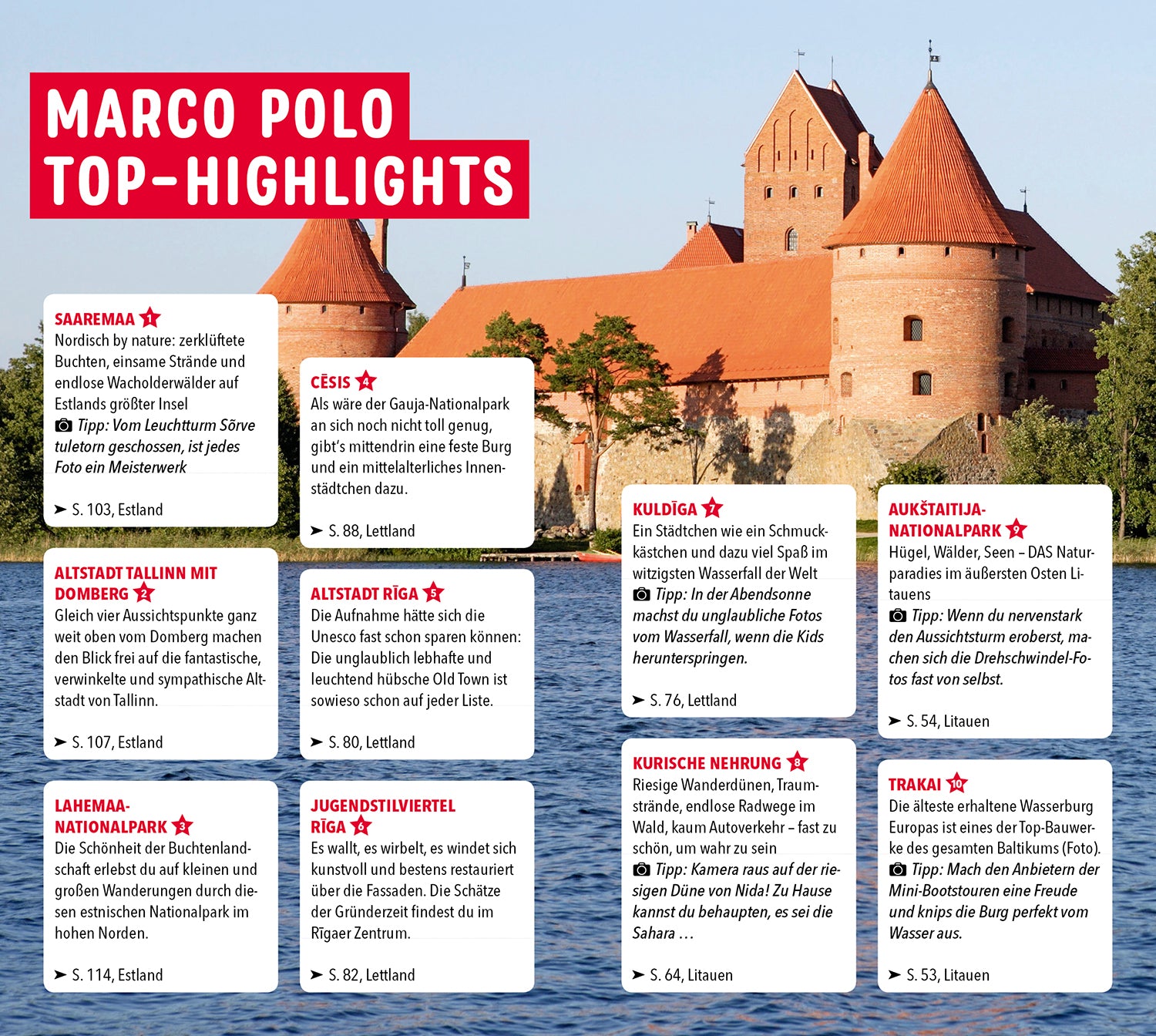 Baltikum, Estland, Lettland, Litauen - MARCO POLO Reiseführer