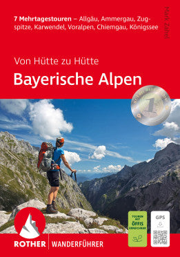 Bayerische Alpen von Hütte zu Hütte - Rother Wanderführer