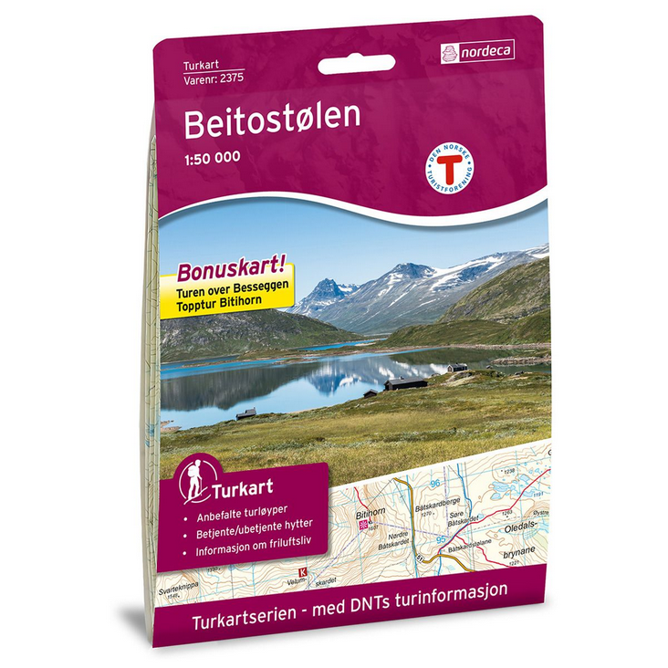 Beitostølen 1:50.000 - Turkart