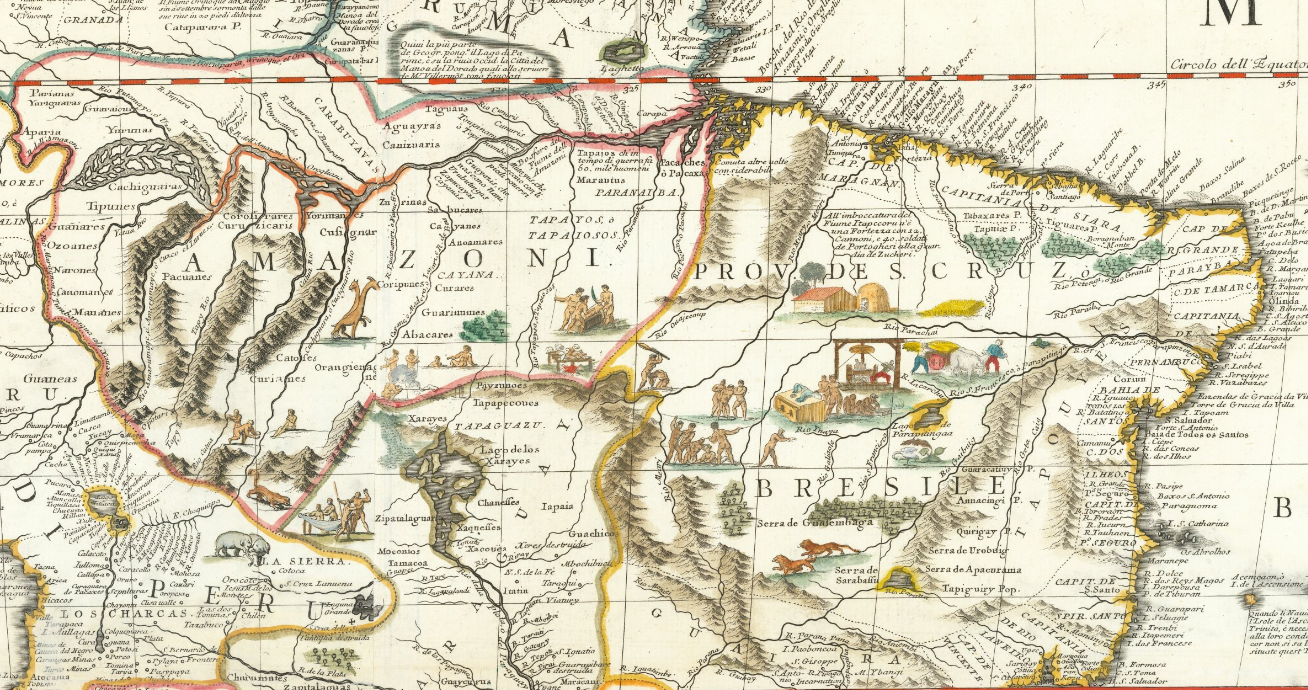 Südamerika im Jahr 1690