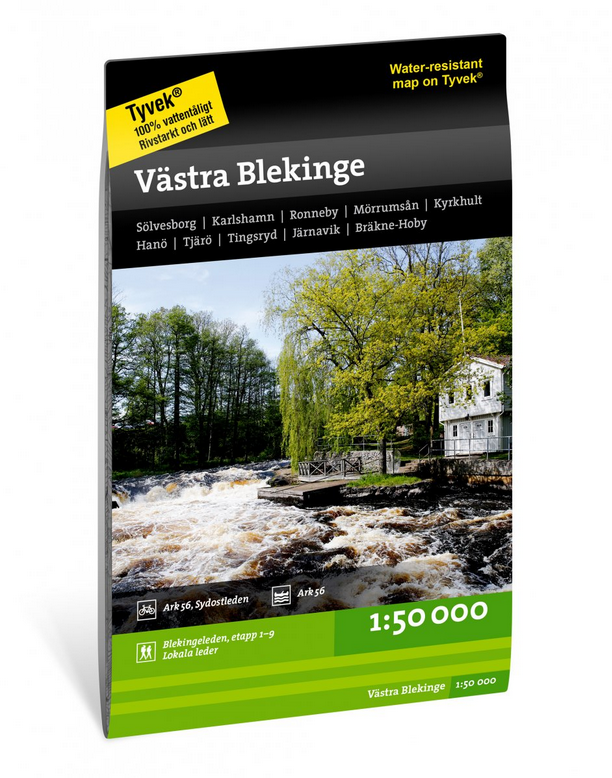 Blekinge - västra 1:50.000