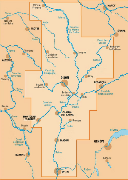 Bourgogne/Franche-Comté - Kanalführer