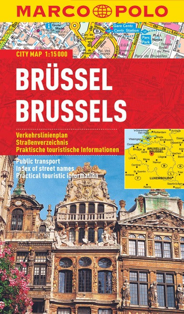 Brüssel 1:15.000 - Marco Polo Stadtplan