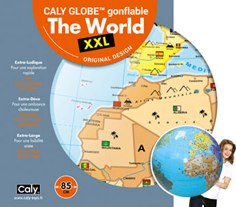 The World XXL - Aufblasbarer Globus (⌀ 85 cm)